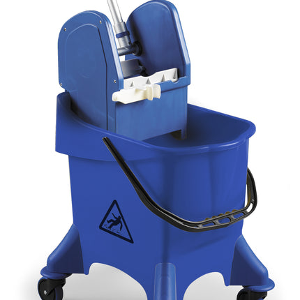 Cărucior profesional, Filmop, JUMPY, găleată albastră 30 L cu storcător – 0000SL2700A