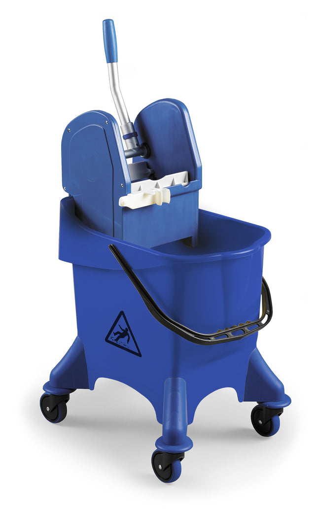 Cărucior profesional, Filmop, JUMPY, găleată albastră 30 L cu storcător – 0000SL2700A