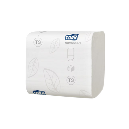 Hârtie igienică pliată, Tork, Advanced, 2 straturi, 252 buc/pachet, 36 pachete/bax, T3 - 114277