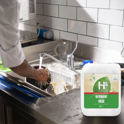 Detergent pentru vase, Higeea, 5L, etichetă ecologică