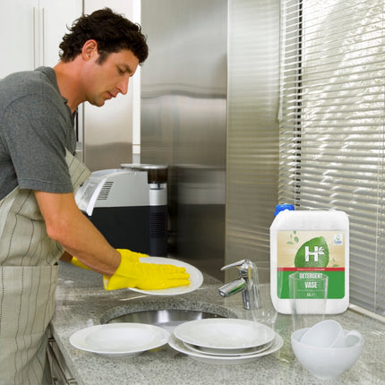 Detergent pentru vase, Higeea, 5L, etichetă ecologică