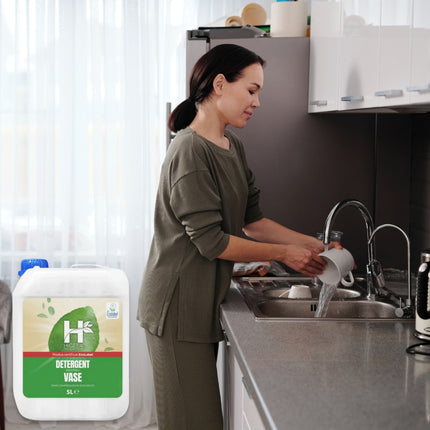 Detergent pentru vase, Higeea, 5L, etichetă ecologică