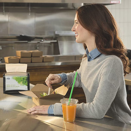 Șervețele masă, Tork, Xpressnap® Advanced Natural, 1 strat, 225 porții/pachet (40 buc/bax), natur, N4 – 12840