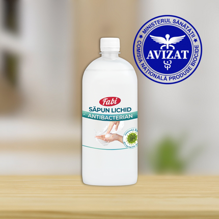Săpun lichid antibacterian, Fabi, gama PRO