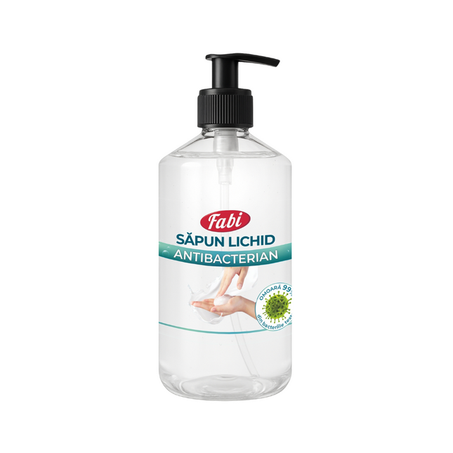 Săpun lichid antibacterian, Fabi, gama PRO