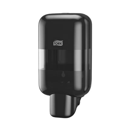 Dispenser pentru sapun și dezinfectant maini, Tork, negru, Elevation design - 565208