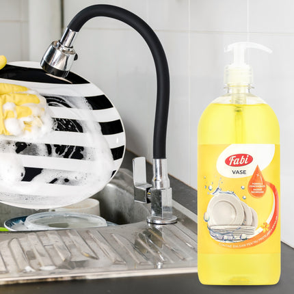 Detergent pentru vase, Fabi, cu balsam pentru protejarea mâinilor