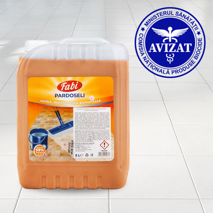 Detergent profesional pentru pardoseli, Fabi dezinfectant, biocid