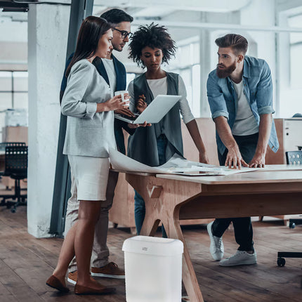 Coș de gunoi Tork 20L, alb, B2 – 226100