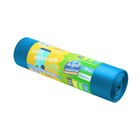Saci menajeri 240L, albaștri, 10 bucăți/rolă, 24 microni, RLDPE