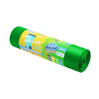 Saci menajeri 240L, verzi, 10 bucăți/rolă, 24 microni, RLDPE