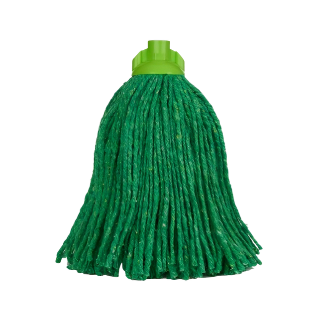 Rezervă mop din bumbac 250 g, fir verde