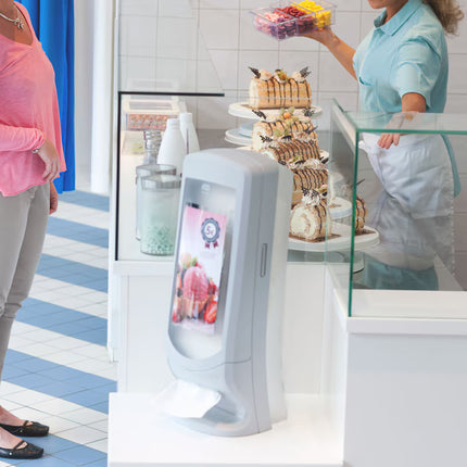 Dispenser șervețele, Tork, Xpressnap Stand, N4, gri deschis - 272213