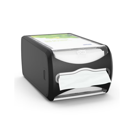 Dispenser de șervețele de masă, Tork Xpressnap® Countertop, negru, N4 - 272511