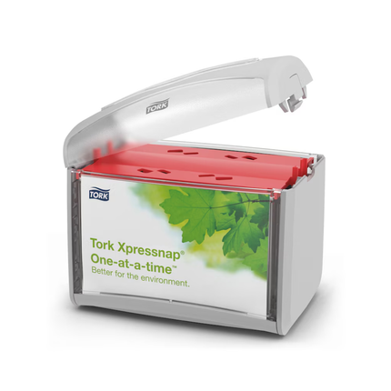 Dispenser de șervețele de masă, Tork Xpressnap® Tabletop, gri deschis, N4 - 272613