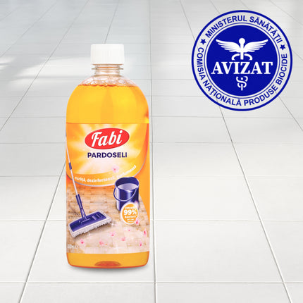 Detergent profesional pentru pardoseli, Fabi dezinfectant, biocid