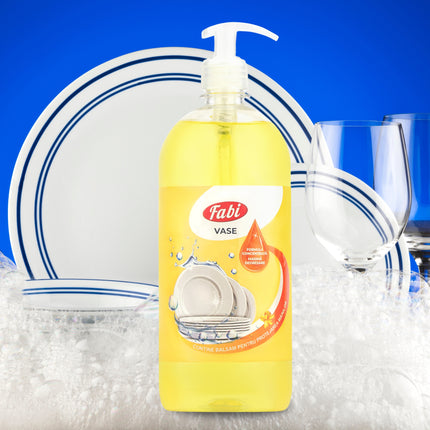 Detergent pentru vase, Fabi, cu balsam pentru protejarea mâinilor