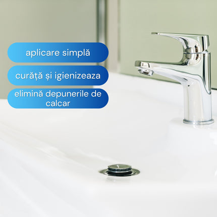 Detartrant toaletă și obiecte sanitare, Fabi, îndepărtează calcarul