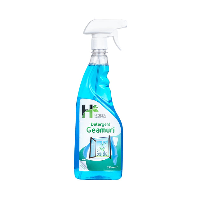 Detergent pentru geamuri, Higeea, 750 ml, etichetă ecologică
