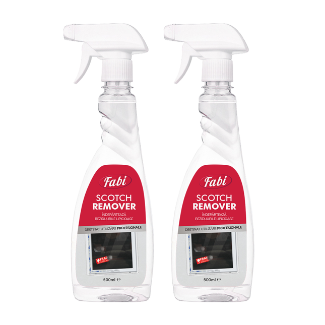 Scotch Remover, Fabi, 2 x 500 ml, cu pulverizator