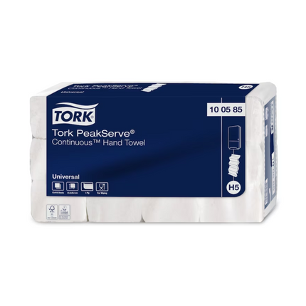 Prosoape pentru mâini Tork PeakServe® Continuous™, 410 porții/pachet, 12 pachete/bax - 100585