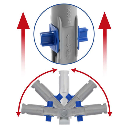 Suport click-safe pentru mop cu buzunare, Filmop - 0000TP1812AU