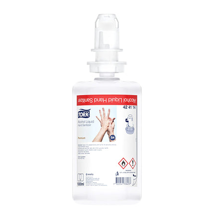 Dezinfectant pentru mâini, Tork, alcool lichid sterilizant, 1 L, S4 – 424114