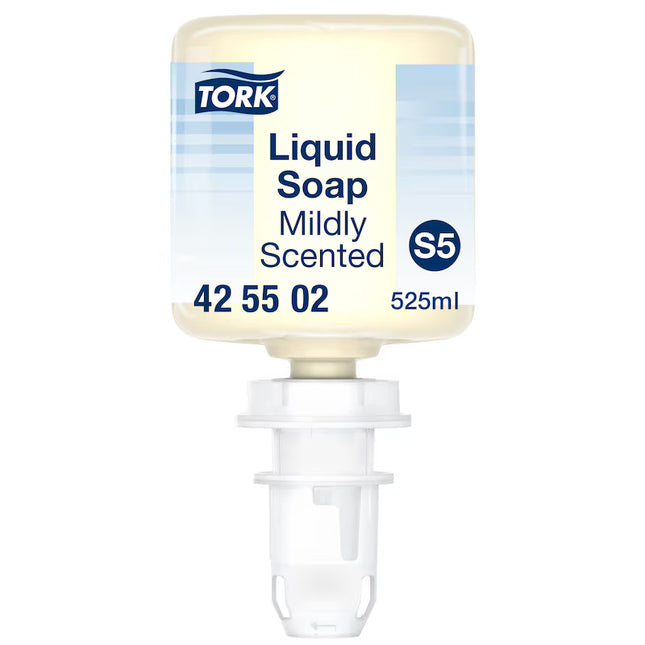 Săpun lichid, Tork, Mildly Scented Mini, 525 ml/rezervă (8 buc/bax), S5 – 425502