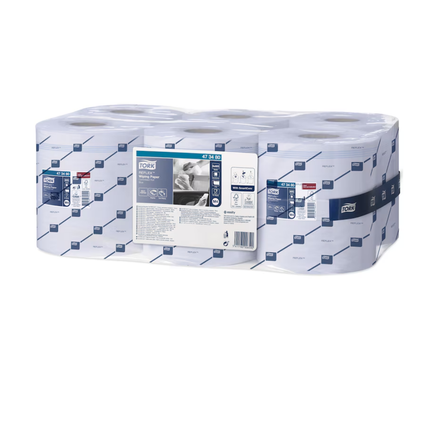 Prosop hârtie cu derulare centrală, Tork Reflex™, albastru, 1 strat, M4, 6 role/bax - 473480