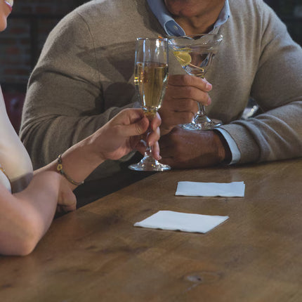 Șervețele de masă, Tork, Cocktail, 2 straturi, albe, 24 × 24 cm, 200 buc., Advanced – 477534