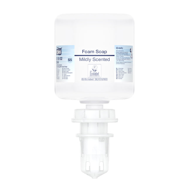 Rezervă săpun spumă mild, Tork, 525ml/rezervă, (8 BUC/BAX), S5 - 525502