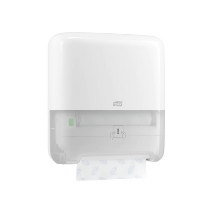 Pachet Dispenser prosoape pentru mâini Tork Matic®, Alb, Sistem H1, 551000 + Prosoape pentru maini, Tork, Matic® Soft Advanced, rolă, H1, alb, 2 straturi, 150m/rola (6 role/bax), 290067