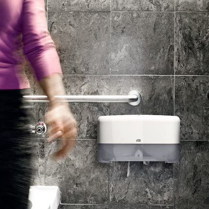 Dispenser hârtie igienică Twin Tork, alb, T2 – 555500