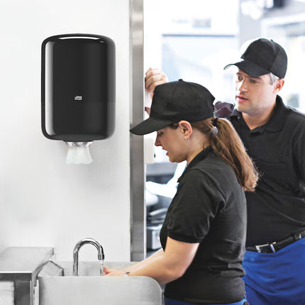 Dispenser prosoape midi, Tork, cu derulare centrală, negru, M2 – 559008