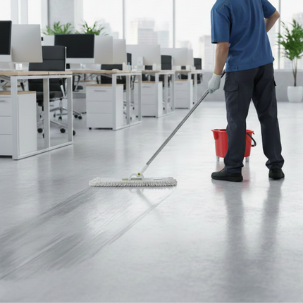 Rezervă mop automat BBC, Euromop, 40 cm, 42×9 cm, 130 g, bumbac 60% – FRAN00382