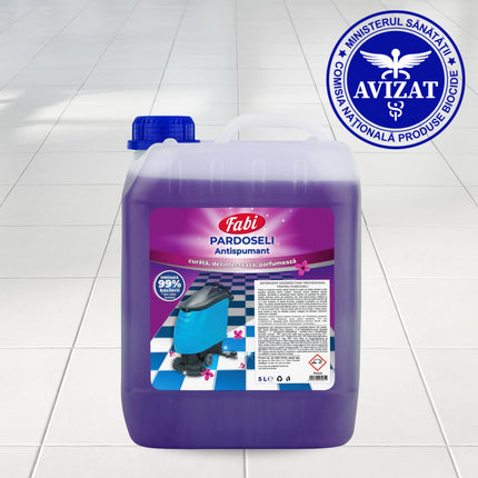 Detergent dezinfectant antispumant pentru pardoseli, Fabi, dezinfectant, biocid