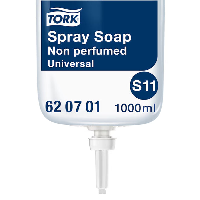 Săpun spray, Tork, fără parfum, transparent, 1000 ml/rezervă (6 buc/bax), S11 – 620701