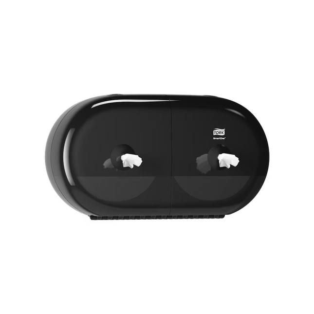 Dispenser de role de hârtie igienică Tork SmartOne® Twin Mini, negru - 682008