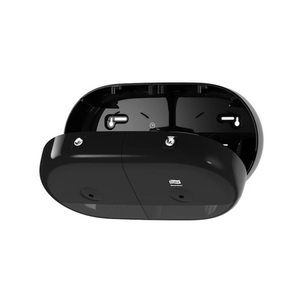 Dispenser de role de hârtie igienică Tork SmartOne® Twin Mini, negru - 682008