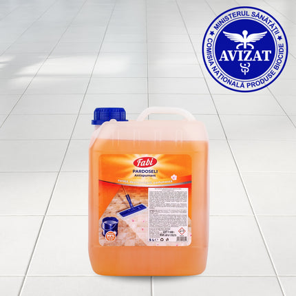 Detergent dezinfectant antispumant pentru pardoseli, Fabi, dezinfectant, biocid