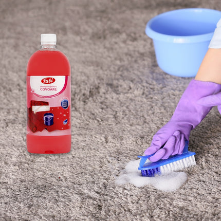 Detergent profesional pentru covor și mochetă, Fabi, 1L, utilizare manuală
