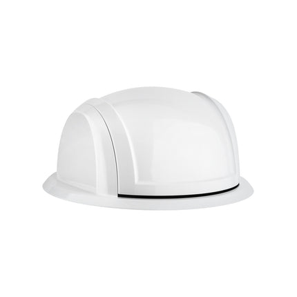 Capac batant pentru coș de gunoi, Mar Plast, alb, 27 cm - A54101