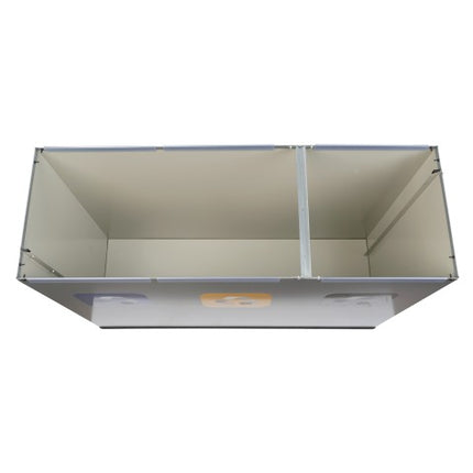 Stație pentru colectare selectivă, Alda, oțel, 3×60 L – 134