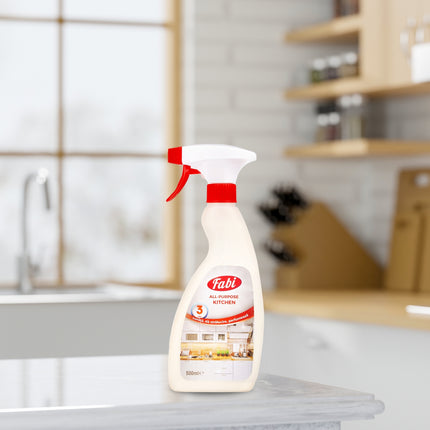 All Purpose Kitchen, Fabi, Soluție multifuncțională curățare suprafețe bucătărie, 500ml