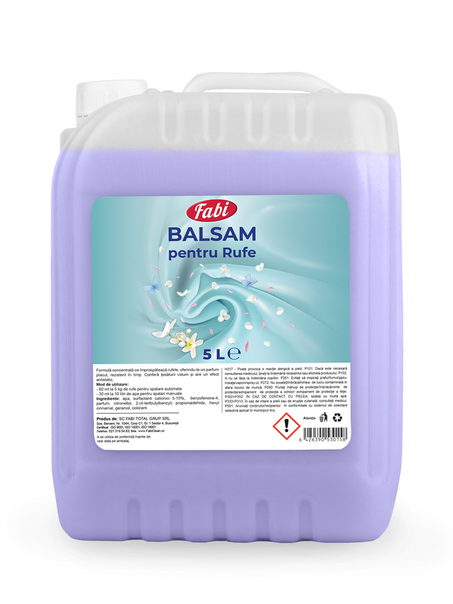 Balsam pentru rufe, Fabi, cu parfum discret, 5L