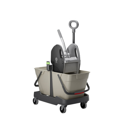 Cărucior Profesional, IPC, MOTTO SILVER, 2x15L, cu Mâner Lateral