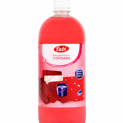 Detergent profesional pentru covor și mochetă, Fabi, 1L, utilizare manuală
