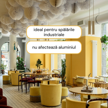 Soluție concentrată pentru curățarea echipamentelor alimentare