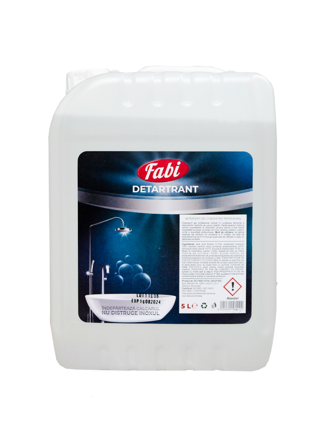 Detartrant toaletă și obiecte sanitare, Fabi, 5L