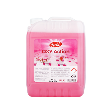Detergent pe bază de oxigen activ pentru pete dificile. Ideal pentru textile și suprafețe lavabile.